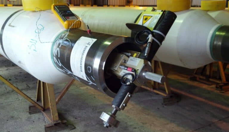 ferramenta de medição de tubos preparada