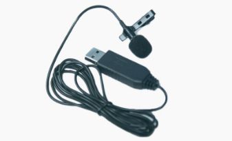 Microfone gravação de voz