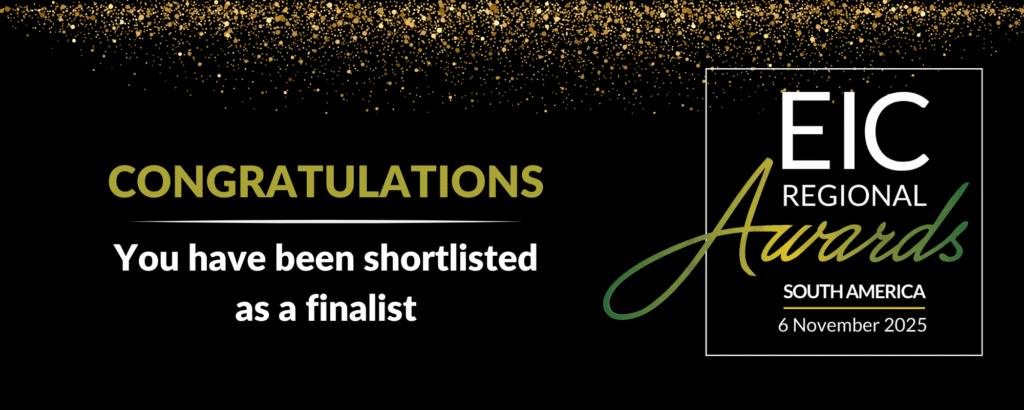 Congratulations! Yoiu have been shortilisted as a finalist on the EIC Regional Awards South America 2025 - World Energy Supply Chain Awards 2025